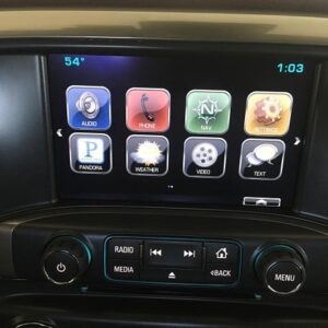 chevy silverado inch screen menu