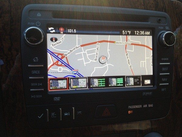 2013 traverse multiple map screen