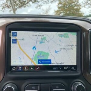 2019 Chevy Silverado MyLink GPS Navigation System screen