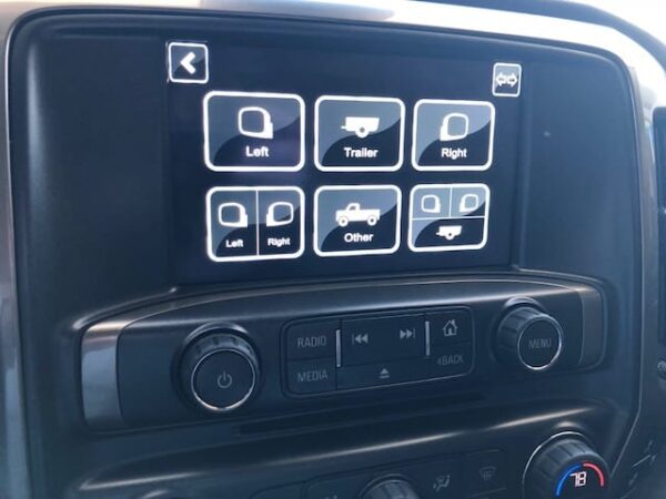 gm trailer camera system display