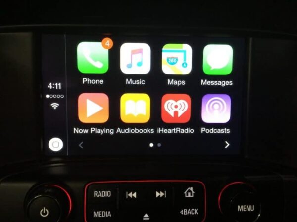 GMC Factory Apple CarPlay Menu Screen