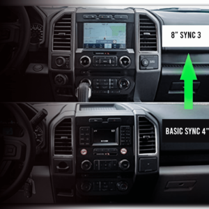 4" ford sync to 8" sync 3